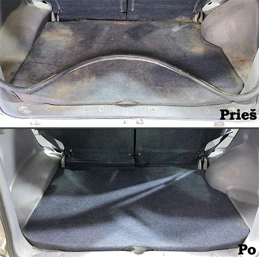 cheminis salono valymas