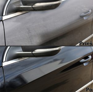 automobilio duru poliravimas